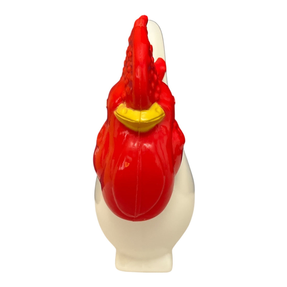 Vintage Avon Milk Glass Rooster Bottle Red Cap 1970s Hand Lotion Container