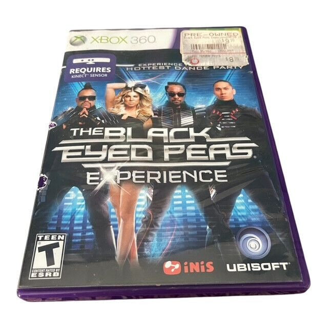 The Black Eyed Peas Experience Xbox 360 Kinect Game Complete Ubisoft Dance