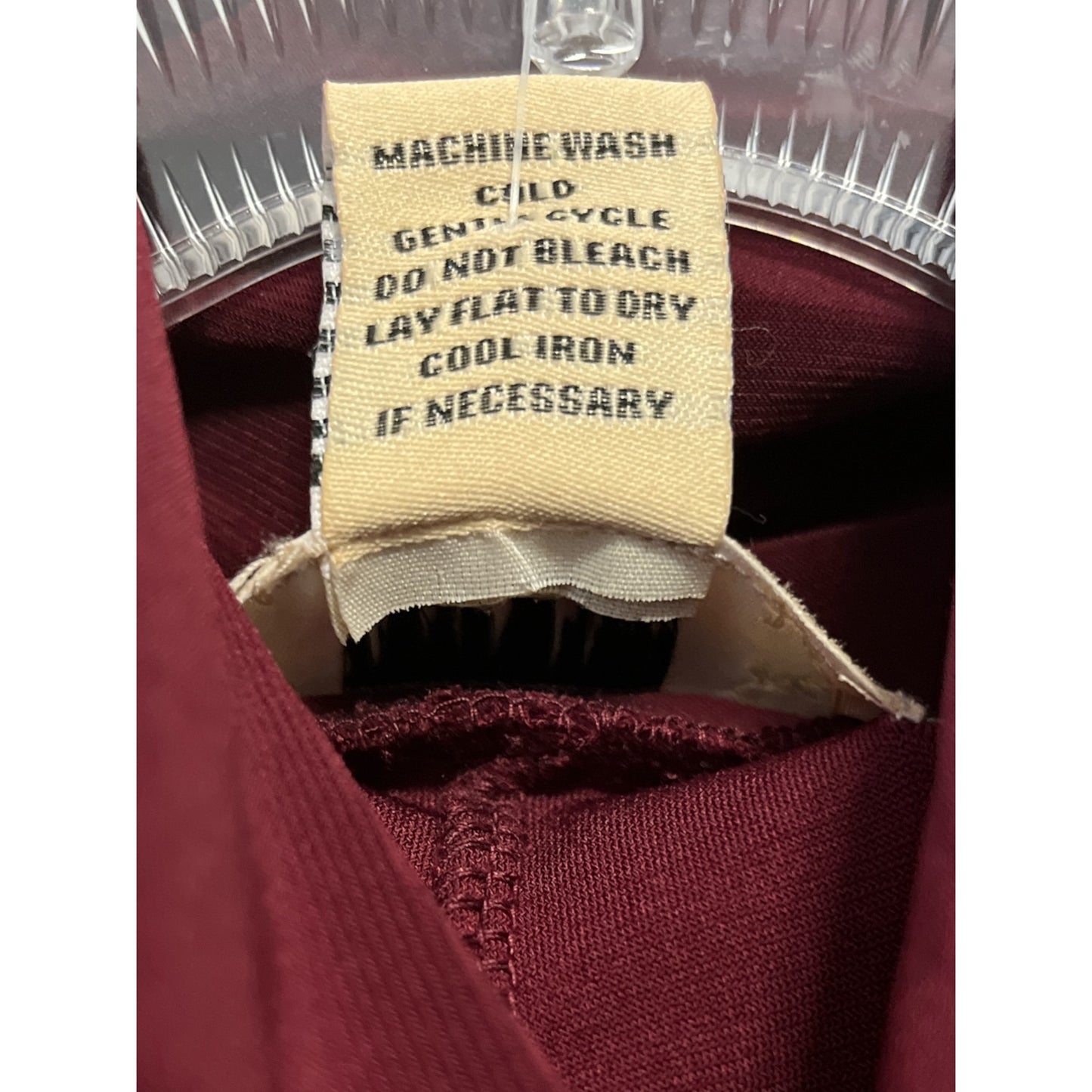 Diana Belle Women’s XL, Burgundy Embellished Cowl Neck, Sleeveless Top, NWT