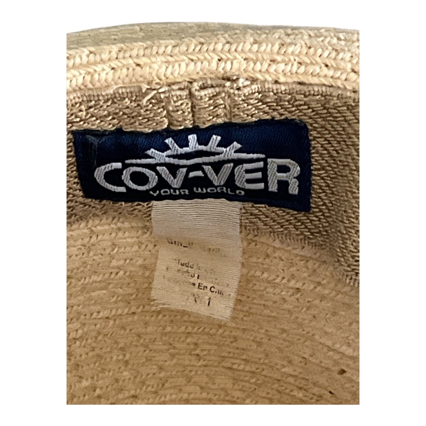 Cov-Ver Your World Straw Fedora Hat with Multicolor Stripe Band