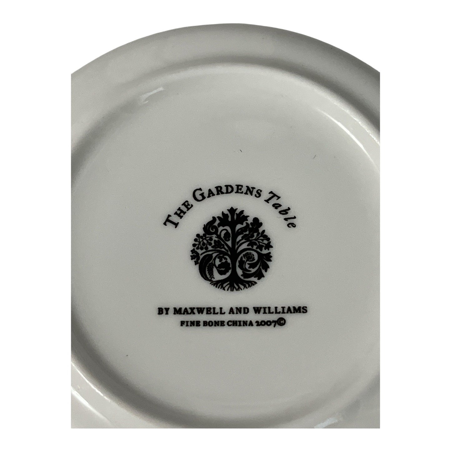 Maxwell & Williams “Pink Boronia” Bone China Plate & Coaster Set – The Gardens Table Collection (2007)