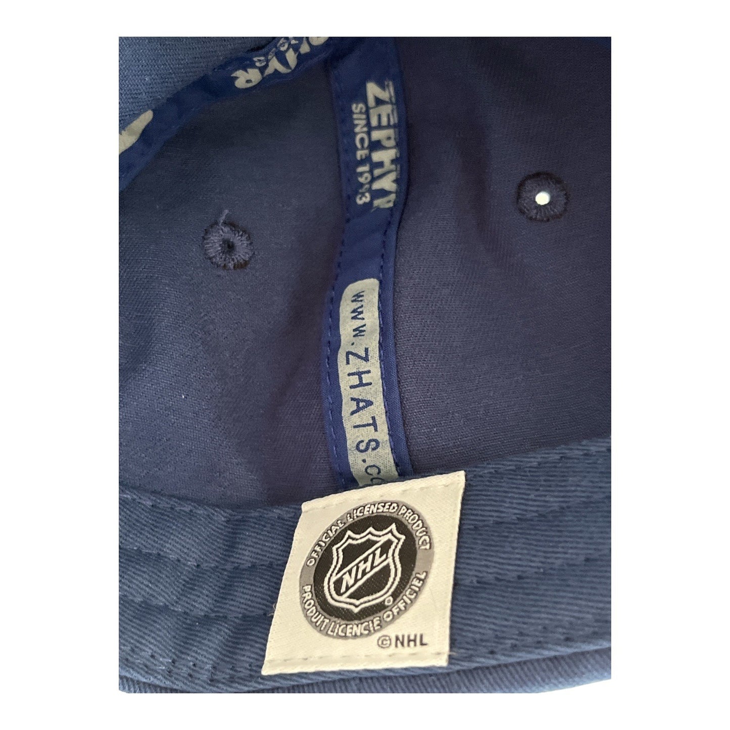 Tampa Bay Lightning Zephyr Adjustable Dad Hat NHL Embroidered Logo
