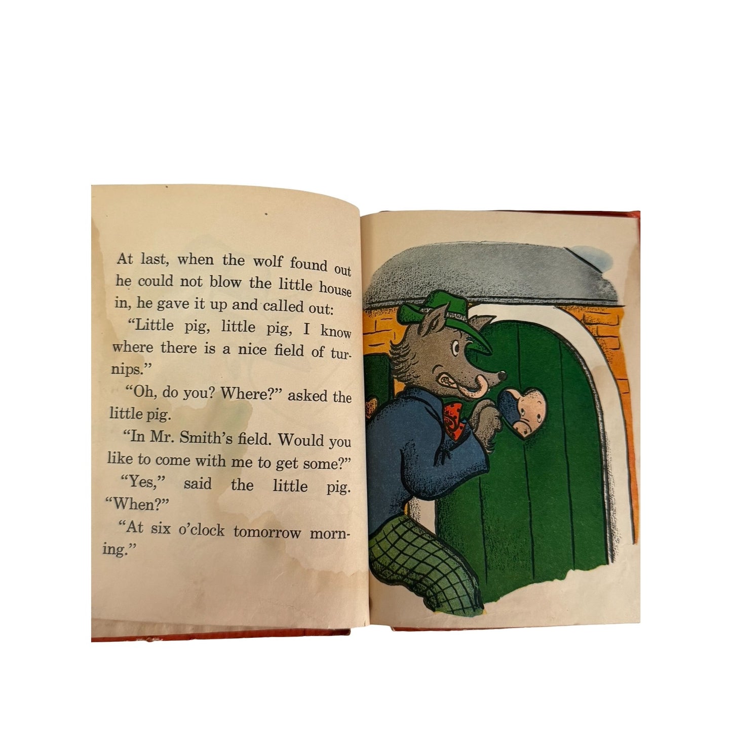 The Three Little Pigs Also The Foolish Pig Rand McNally 1965 Vintage Children's Book Tony Brice