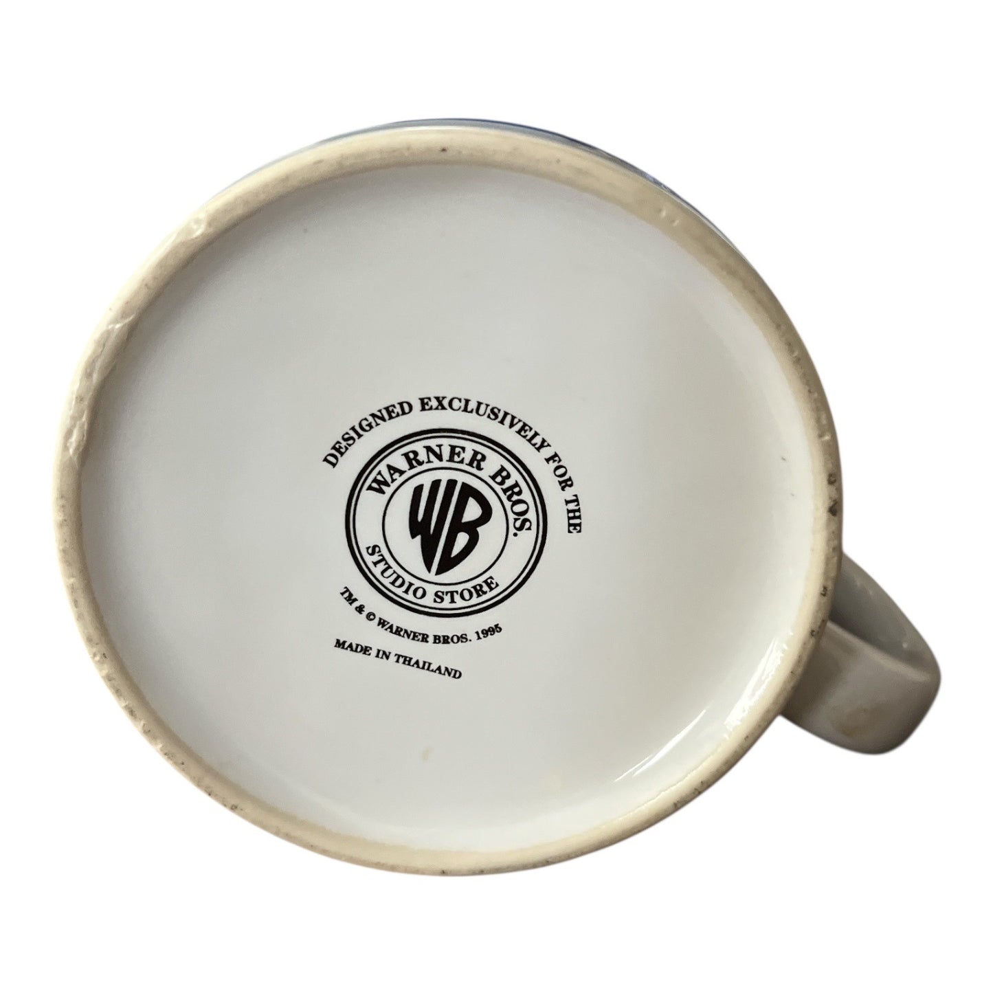 Vintage 1995 Warner Bros Bugs Bunny Mug – “I’m So Smart Sometimes It Frightens Me” – 5 x 4”