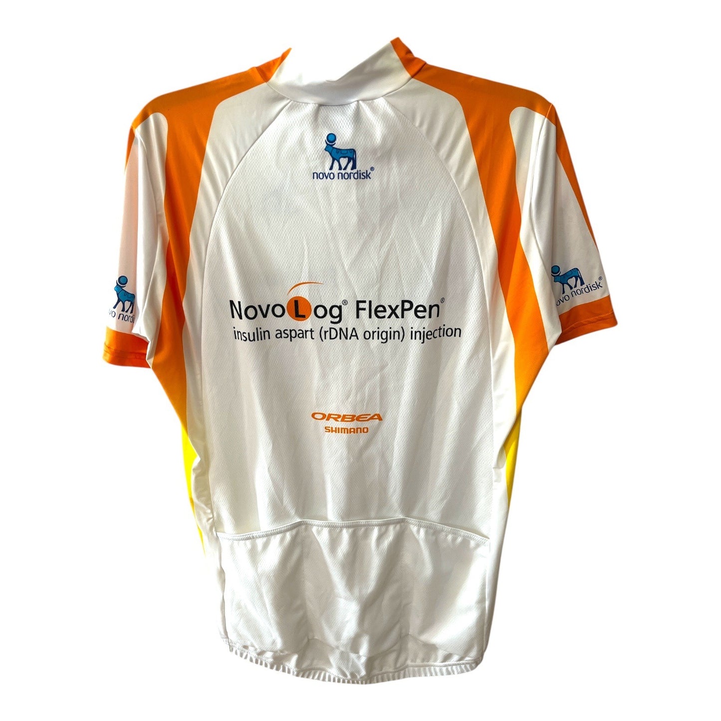 Team Novo Nordisk Cycling Jersey Nalini XL Full Zip Orbea Shimano Promo