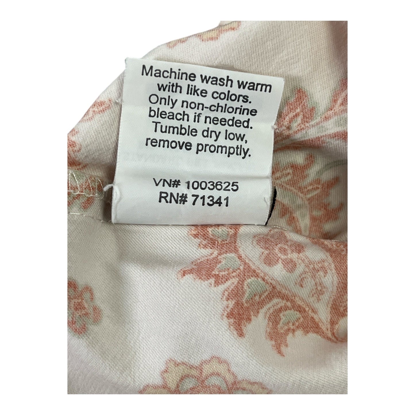 L.L. Bean Floral Paisley Cotton Sheet Set Full Size – Flat & Fitted Sheets + 2 Pillowcases Portugal