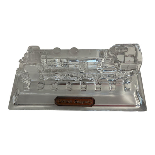 Hofbauer Collection Orient Express Crystal Train Engine – 24% Lead Crystal Germany – 1980s–1990s