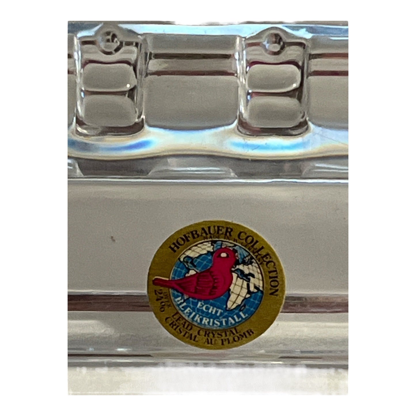 Hofbauer Collection Orient Express Crystal Train Engine – 24% Lead Crystal Germany – 1980s–1990s