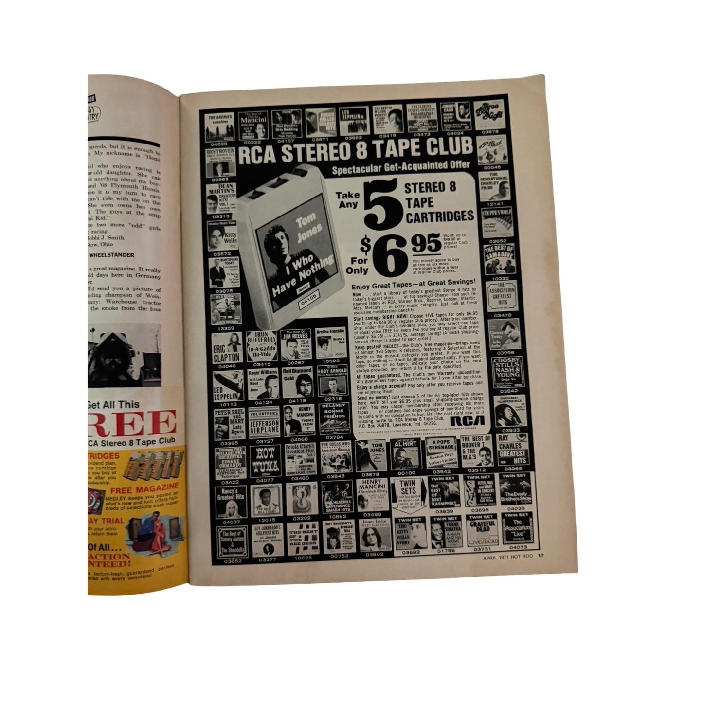Hot Rod Magazine April 1971 Funny Car Issue Paul Newman Coke Ad Vintage Drag Racing