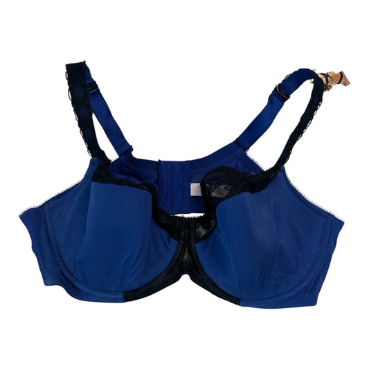 Cacique Intimates French Full Coverage Underwire Bra Blue Black 44D