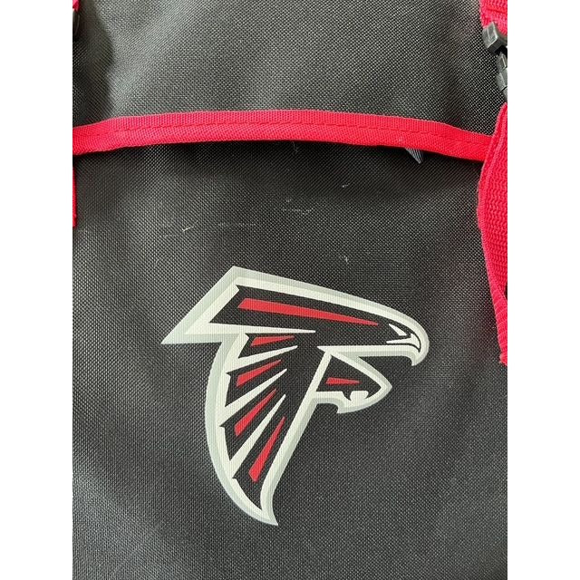 Set of 2 Atlanta Falcons NFL Brand Bleacher Cushion Seats Folding Stadium Chairs w/Pocket & Cup Holder - Like New