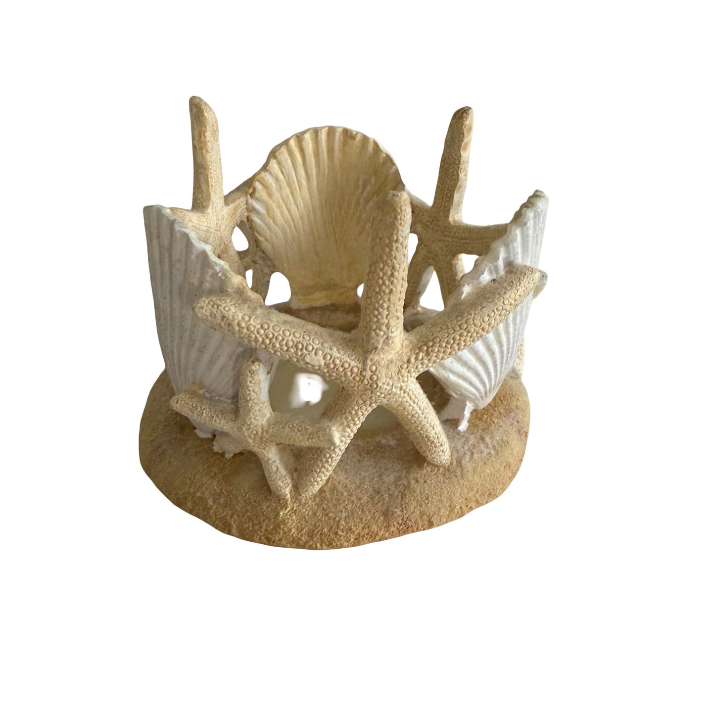 Yankee Candle Coastal Starfish Seashell Tealight Holder Beach Nautical Decor