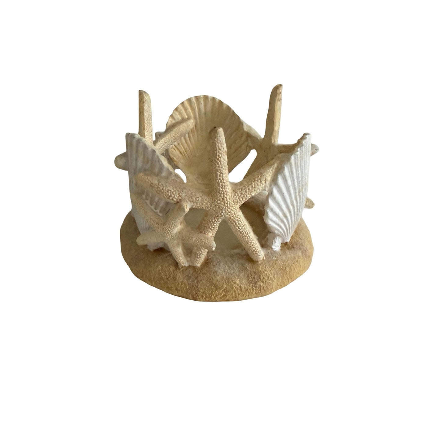 Yankee Candle Coastal Starfish Seashell Tealight Holder Beach Nautical Decor