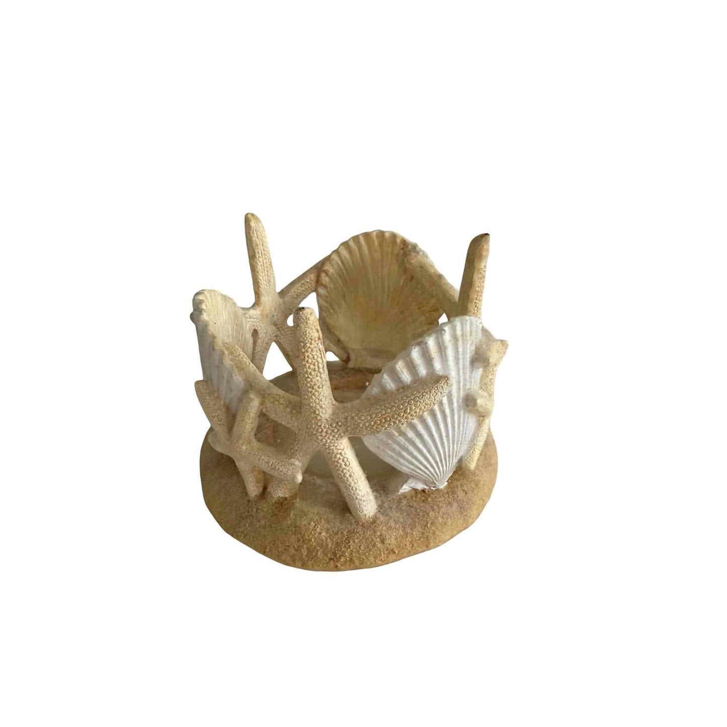 Yankee Candle Coastal Starfish Seashell Tealight Holder Beach Nautical Decor