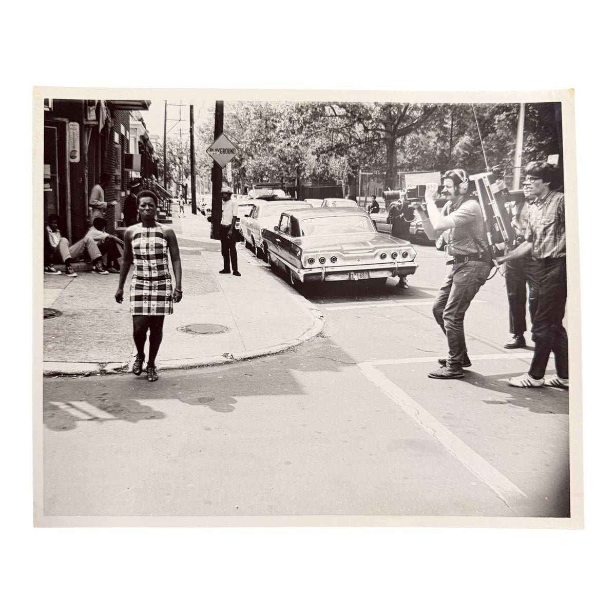 Rare 1967 Philadelphia Street Photography Film Crew 12th Oxford The Jungle