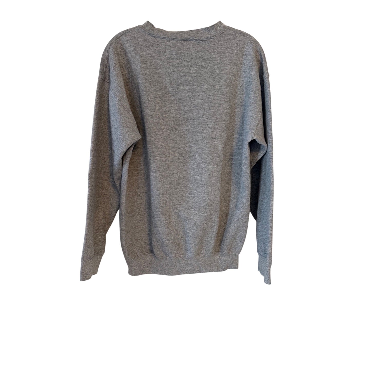 Vintage USS Ruchamkin APD-89 Crewneck Sweatshirt Gray Gildan Heavy Blend Size M Navy