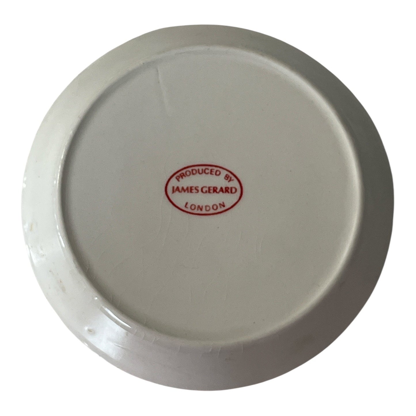 Vintage James Gerard London Dish Red Double Decker Bus Big Ben Souvenir Plate 4.5