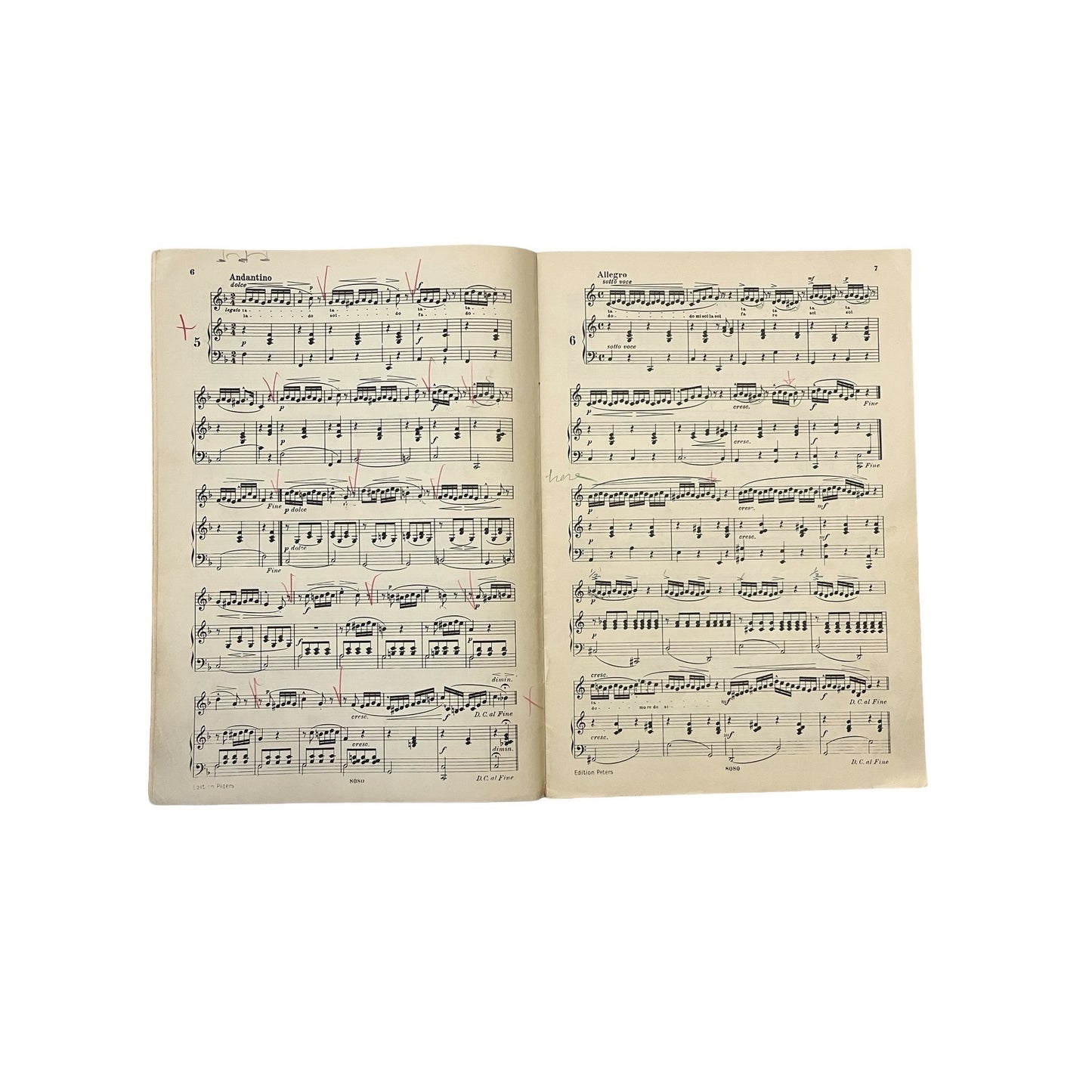 Vintage Lütgen Vocal Exercises Sheet Music Book Edition Peters Mezzo Soprano Baritone
