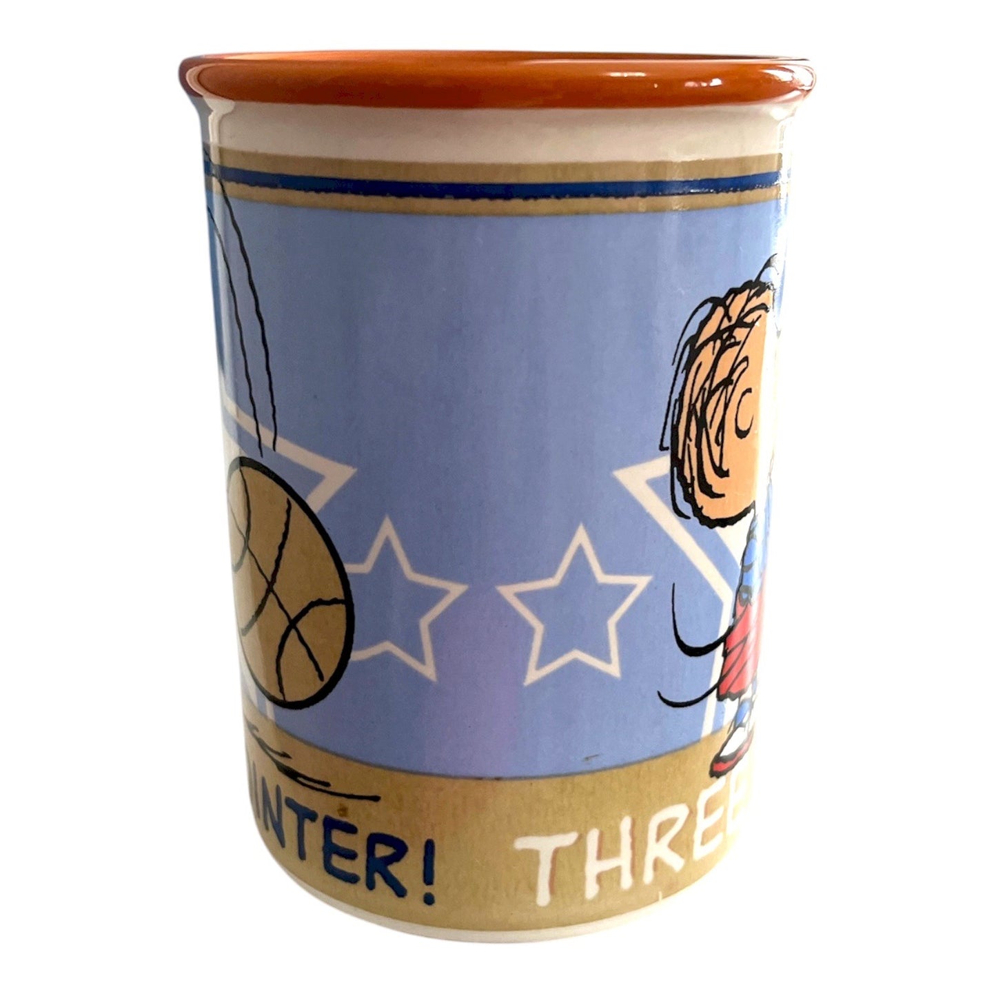 Peanuts Linus Basketball Mug – Gibson 2011 – Three Pointer – 4.5"