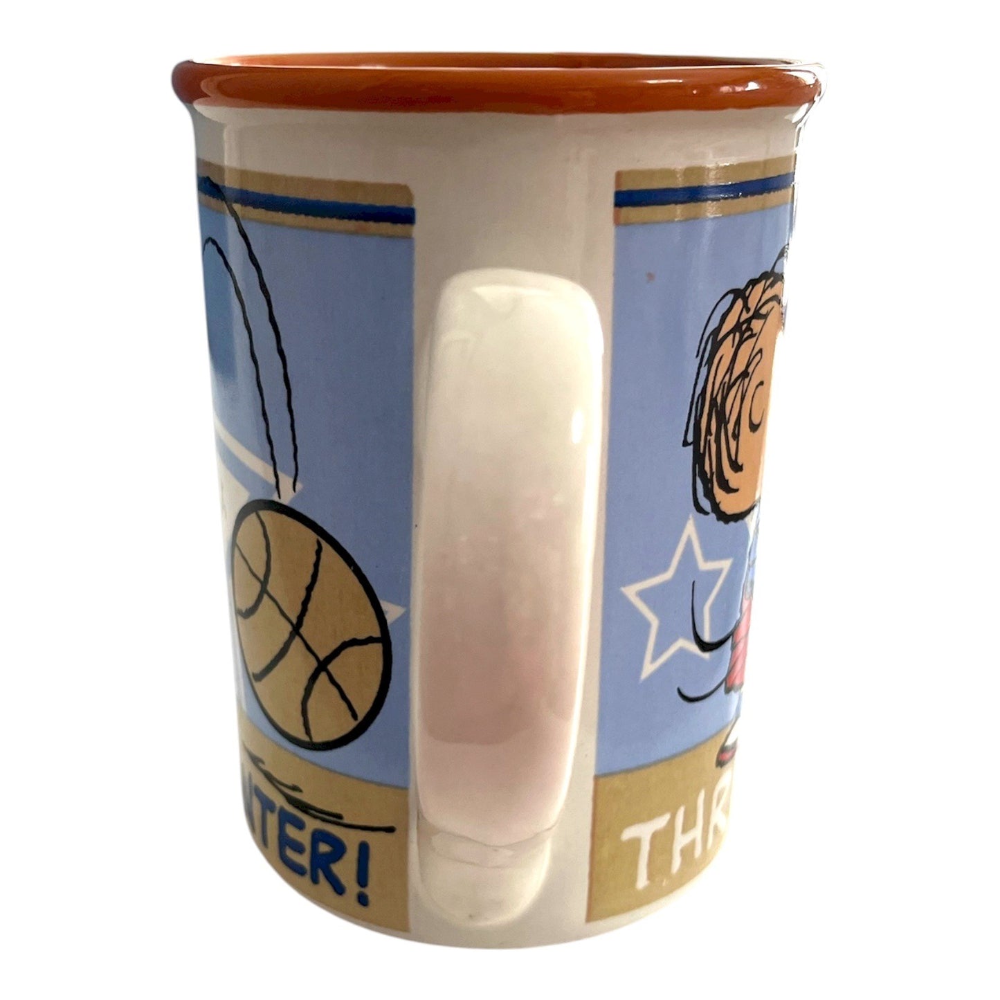 Peanuts Linus Basketball Mug – Gibson 2011 – Three Pointer – 4.5"