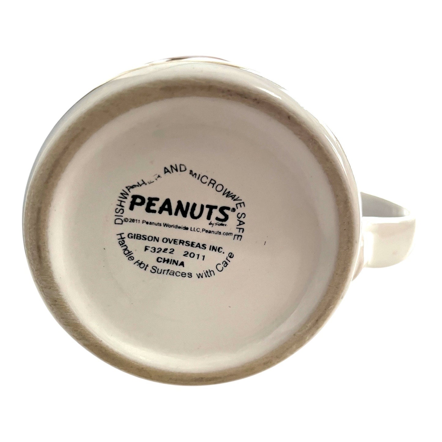 Peanuts Linus Basketball Mug – Gibson 2011 – Three Pointer – 4.5"