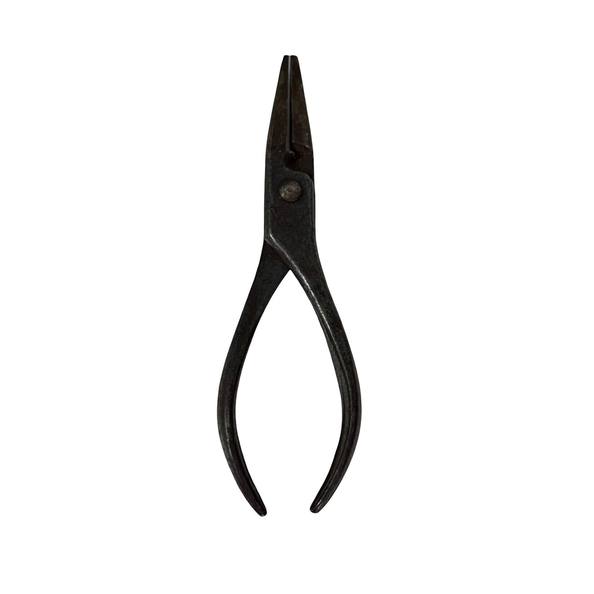 Vintage Forged USA Long Nose Flat Jaw Pliers 6.25 Inch American Made Steel Hand Tool