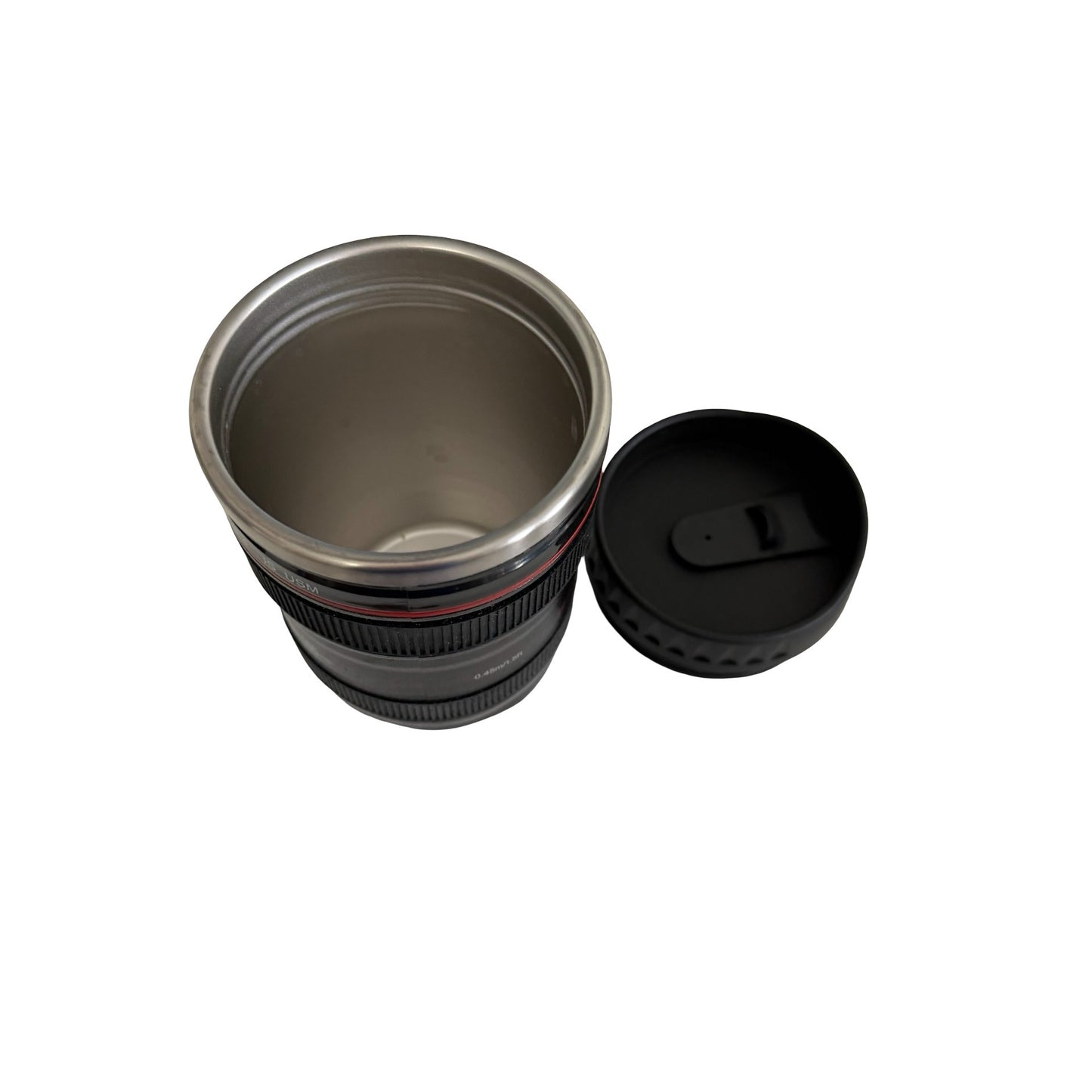 Hollywood Pictures Camera Lens Travel Mug 24-105mm Photography Novelty Cup