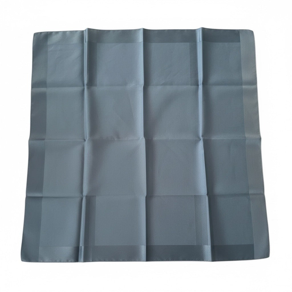 Vintage Boselli Trevira Italian Slate Blue Scarf Made in Italy