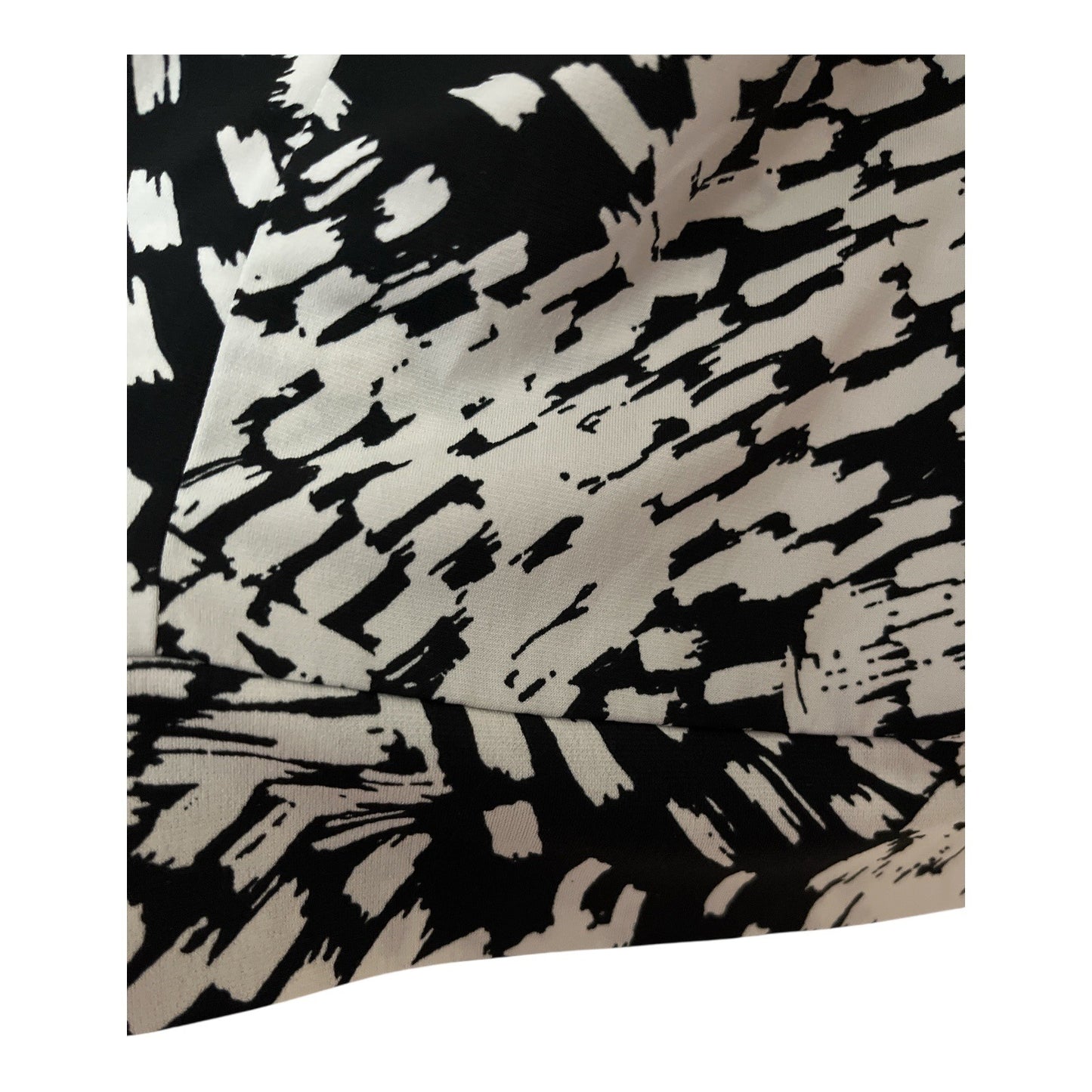 Michael Michael Kors Women’s XL Black & White Abstract Print Sleeveless Blouse