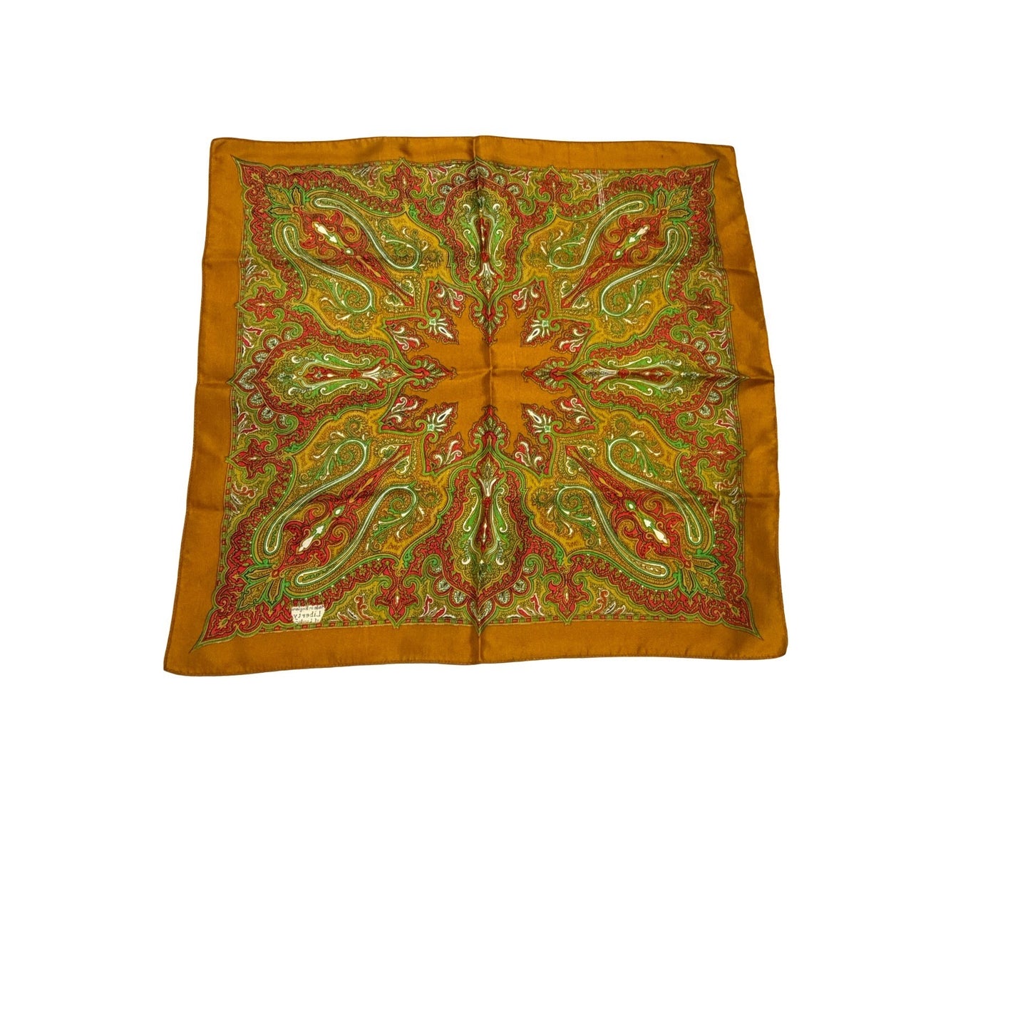 Vintage Liberty of London Paisley Scarf Made in England 18 Inch Square