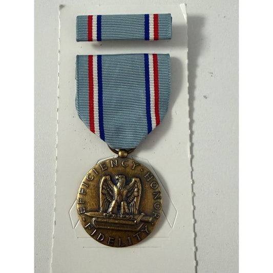 Vintage U.S. Army Good Conduct Medal with Incorrect Ribbon & Ribbon Bar