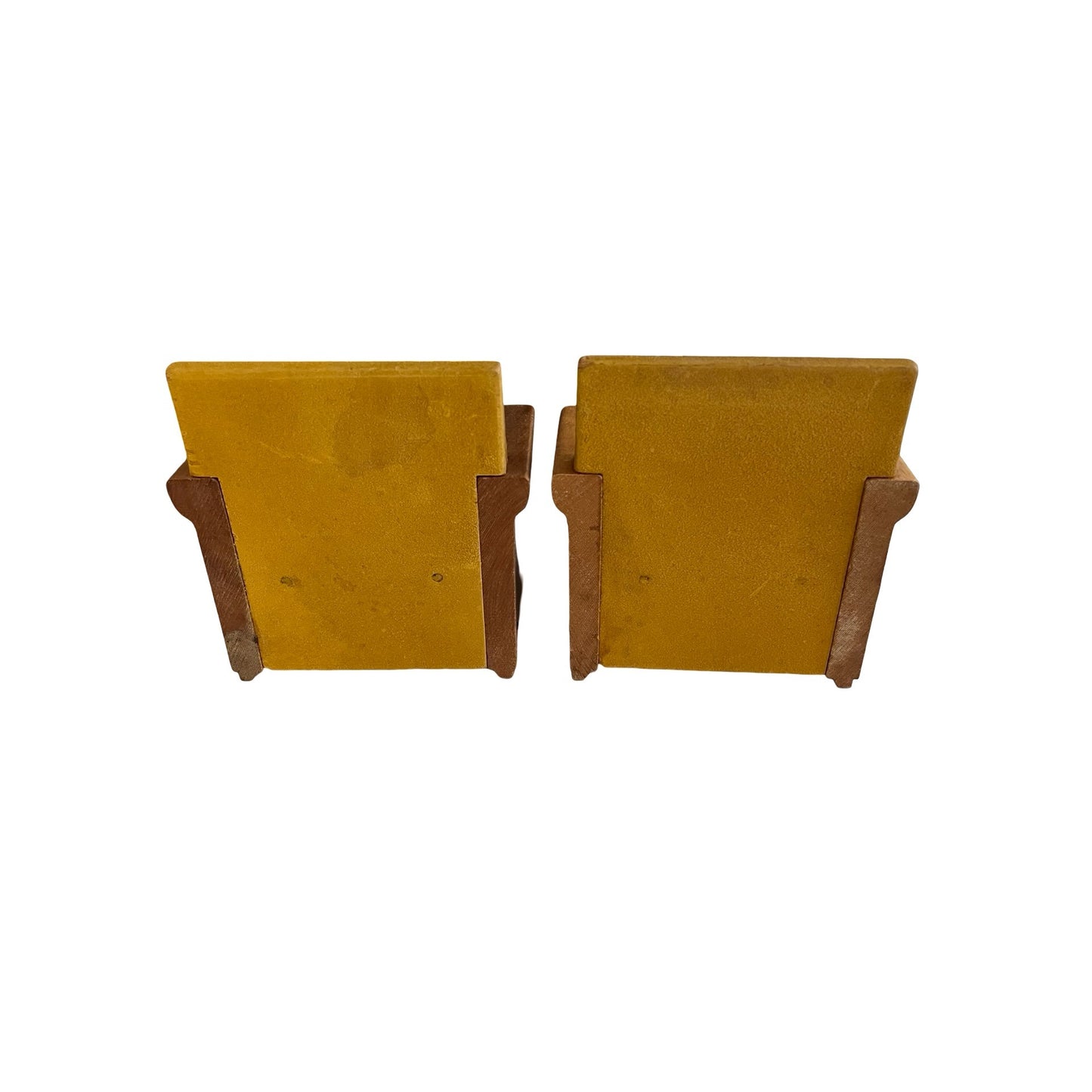 Vintage Strombecker Miniature Furniture Set Mid Century Chairs Coffee Table Wood MCM Large Scale 1950s