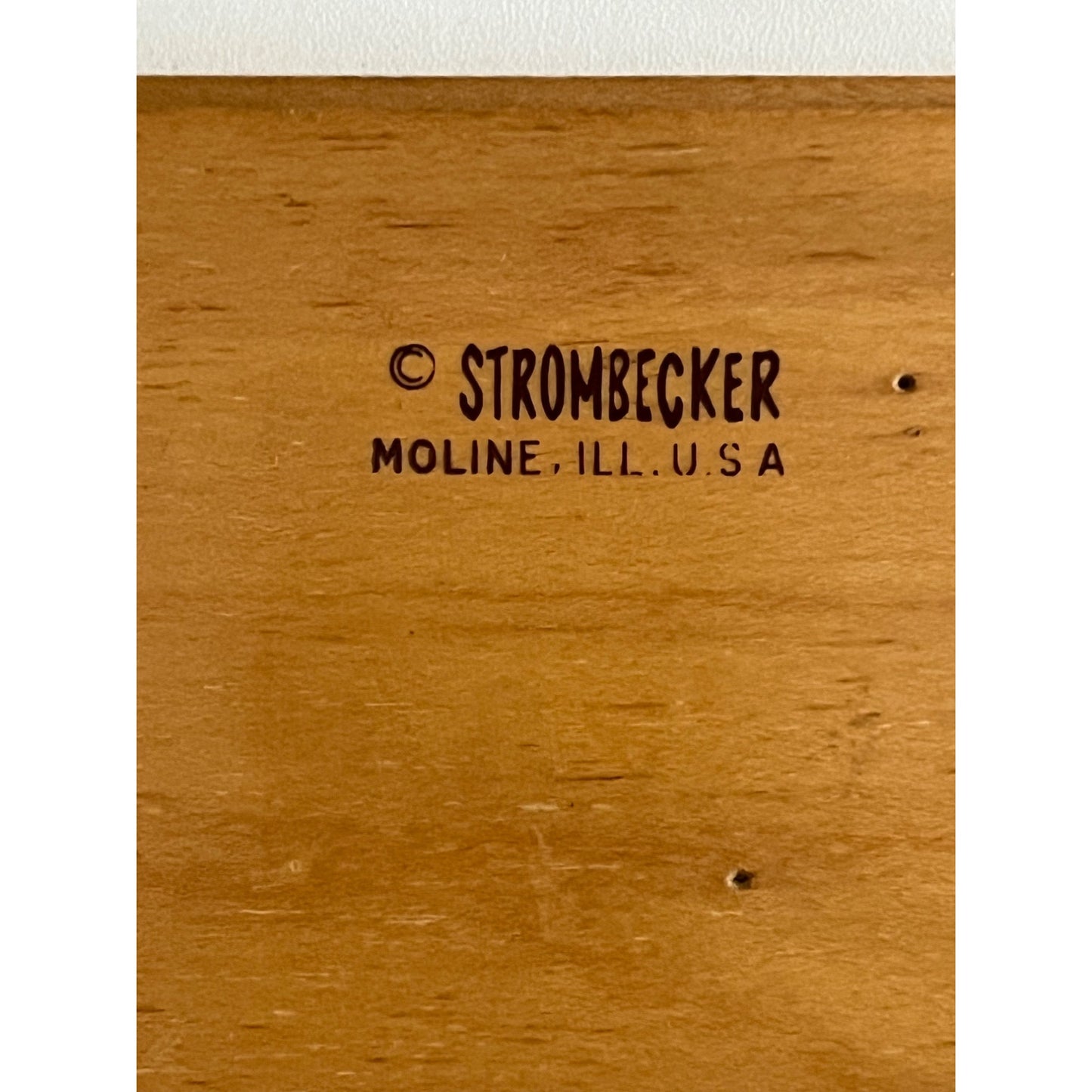 Vintage Strombecker Miniature Furniture Set Mid Century Chairs Coffee Table Wood MCM Large Scale 1950s