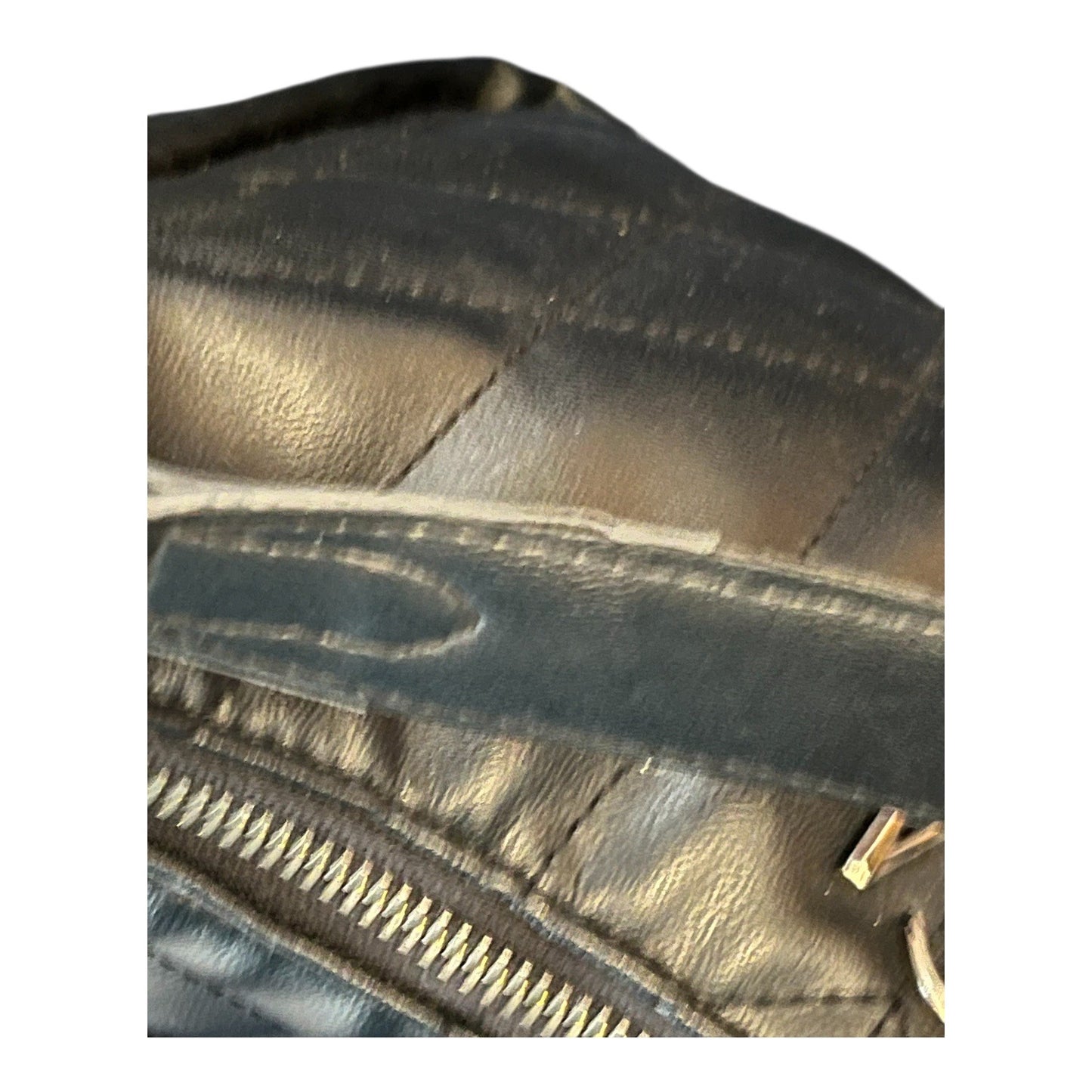 Steve Madden Quilted Black Shoulder Bag – Gunmetal Chain Strap