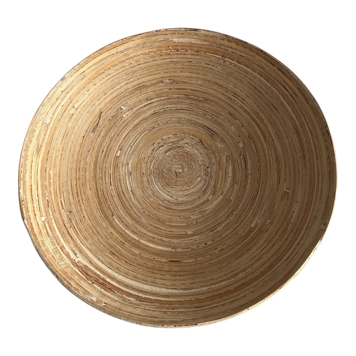 IKEA 700.591.34 Natural Bamboo Decorative Bowl 8” Made in Vietnam