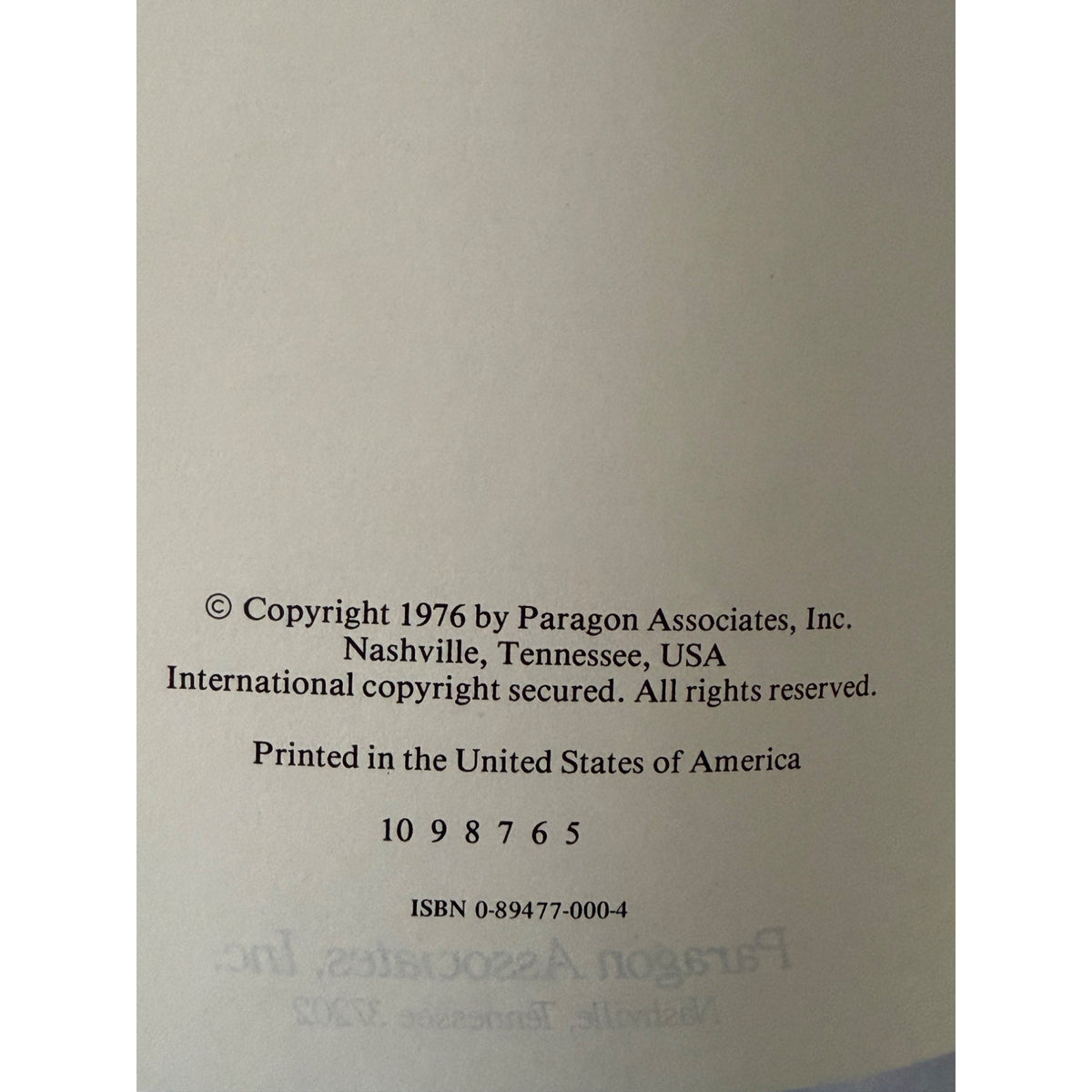 Vintage 1976 Hymns for the Family of God Paragon Hardcover Christian Hymnal Music
