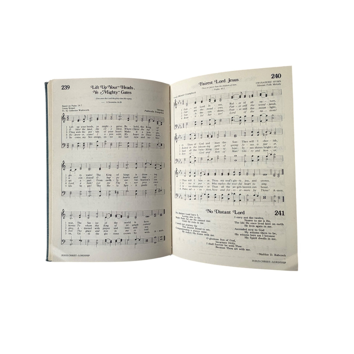 Vintage 1976 Hymns for the Family of God Paragon Hardcover Christian Hymnal Music