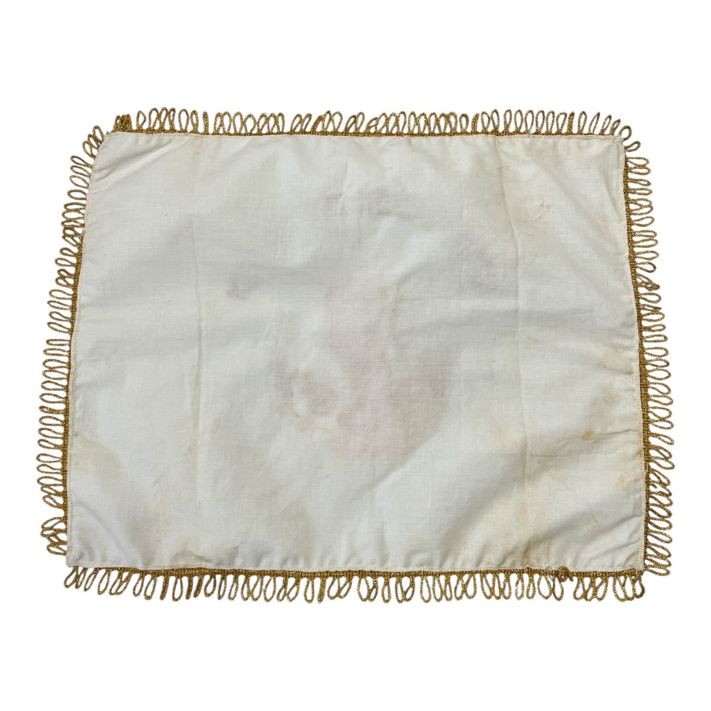 Mid-Century Vintage Embroidered Shabbat Challah Cover