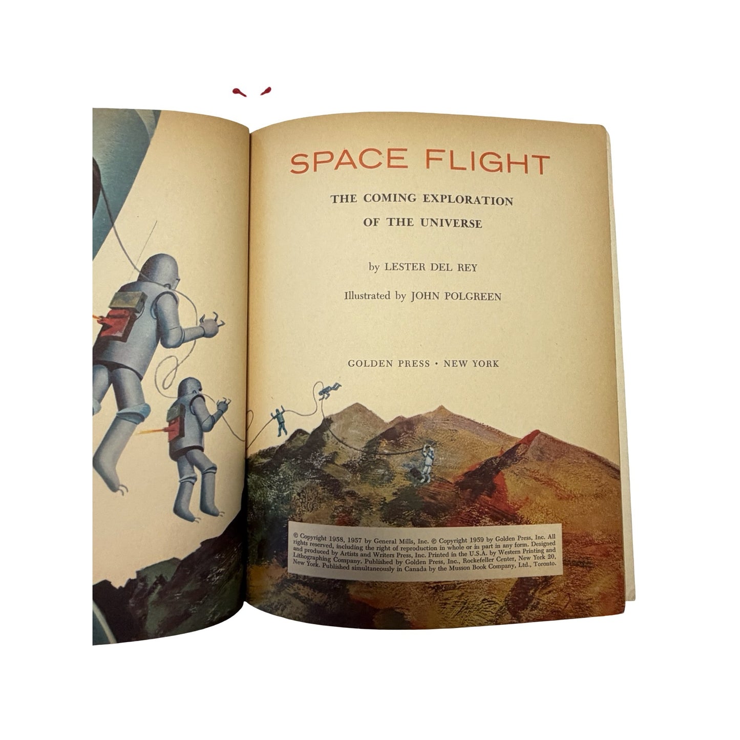Vintage 1959 Space Flight The Coming Exploration Of The Universe Lester Del Rey