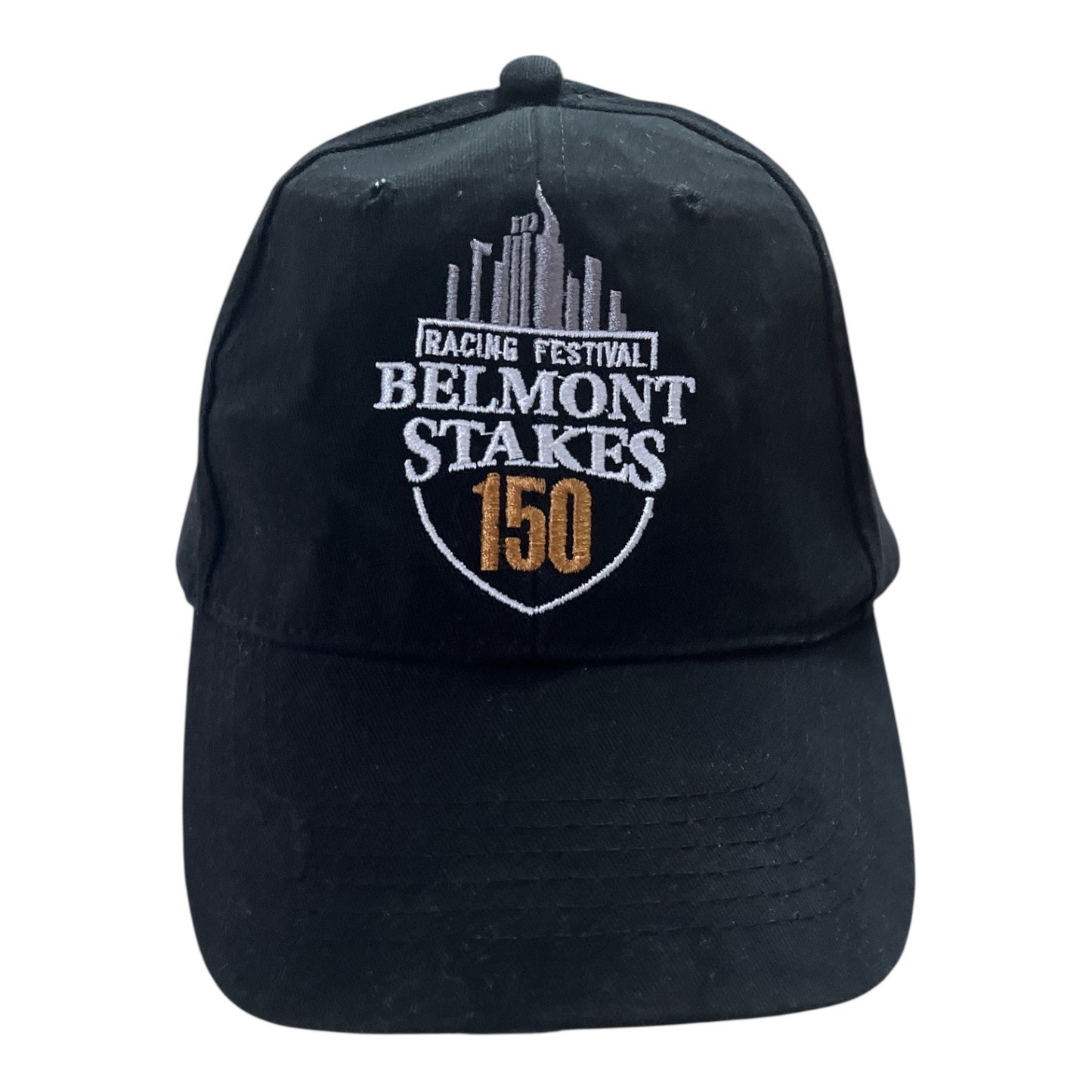 Belmont Stakes 150 Racing Festival Adjustable Black Cap Hat – 2018 Horse Racing Memorabilia
