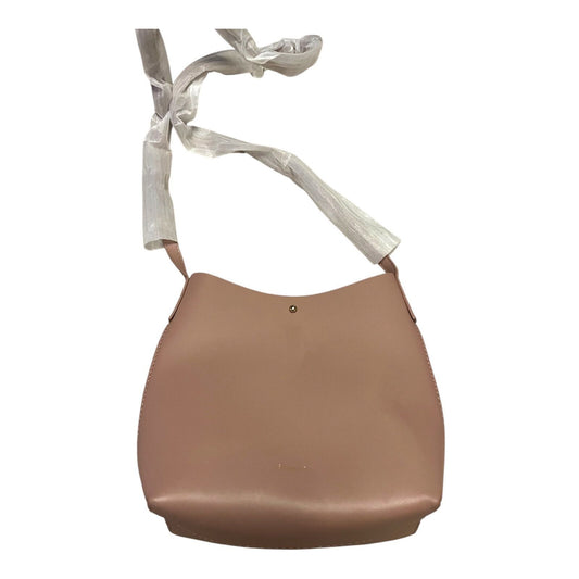 Samara Peony Pink Vegan Leather Shoulder Crossbody Bag – Medium – Adjustable Strap