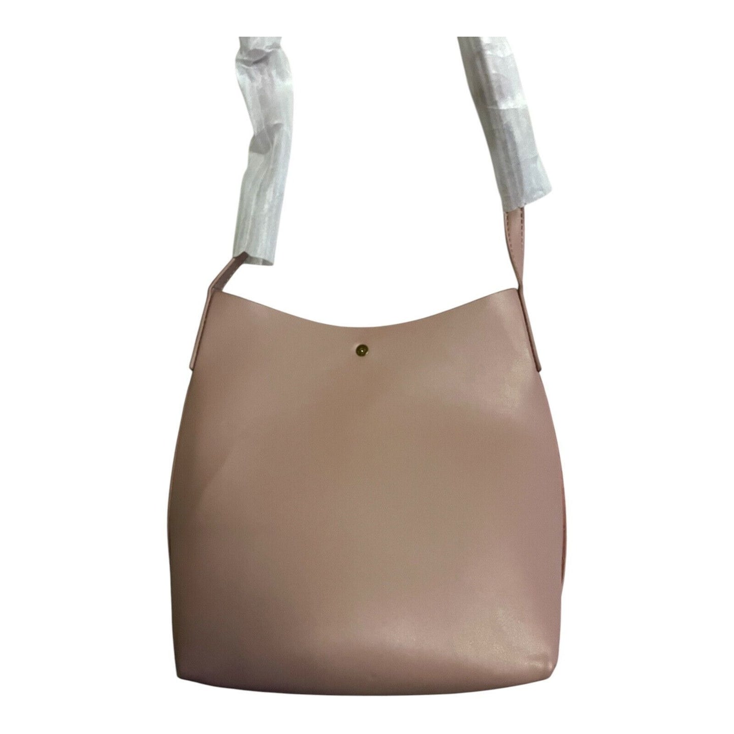 Samara Peony Pink Vegan Leather Shoulder Crossbody Bag – Medium – Adjustable Strap