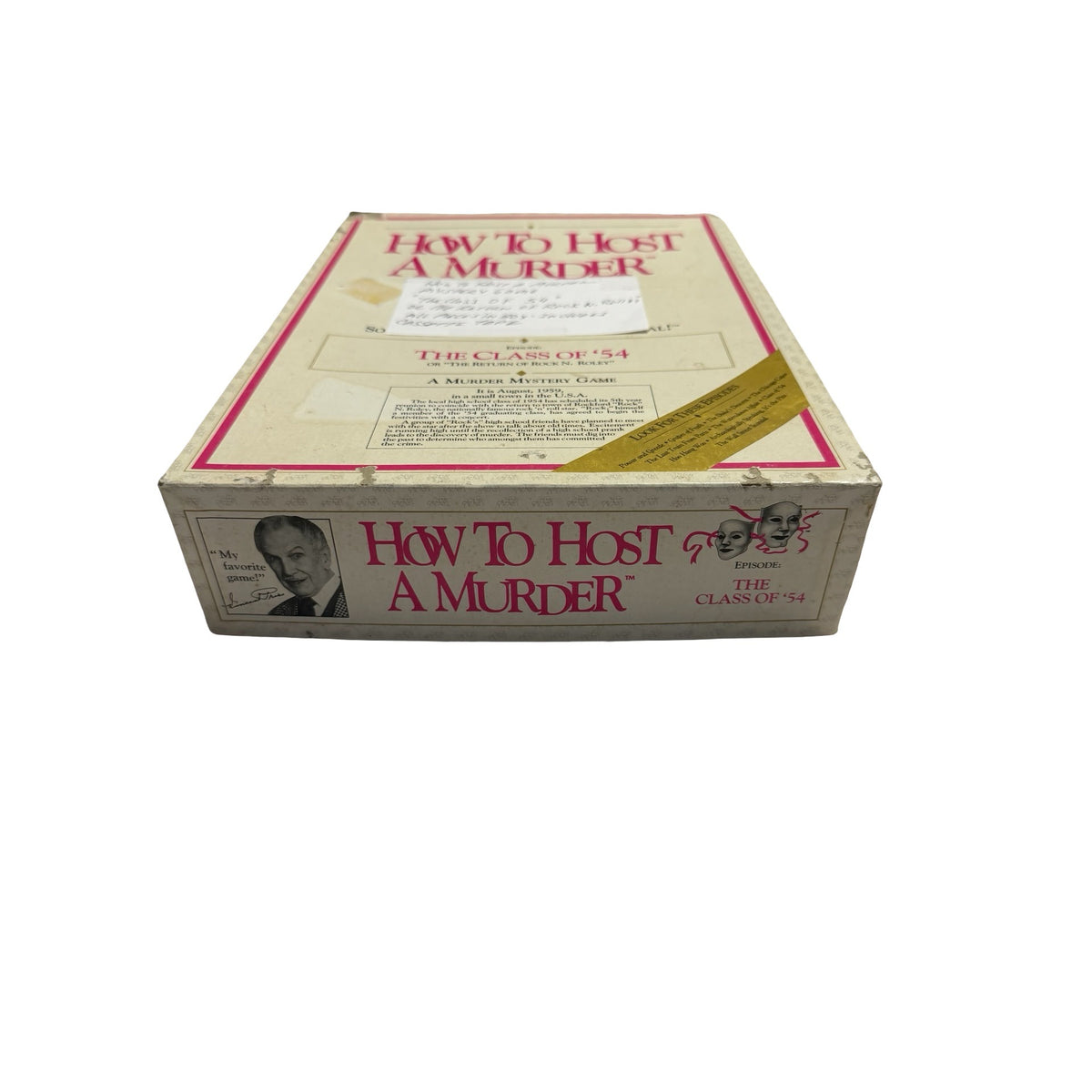 Vintage 1987 How to Host a Murder The Class of '54 Complete Mystery Game Cassette