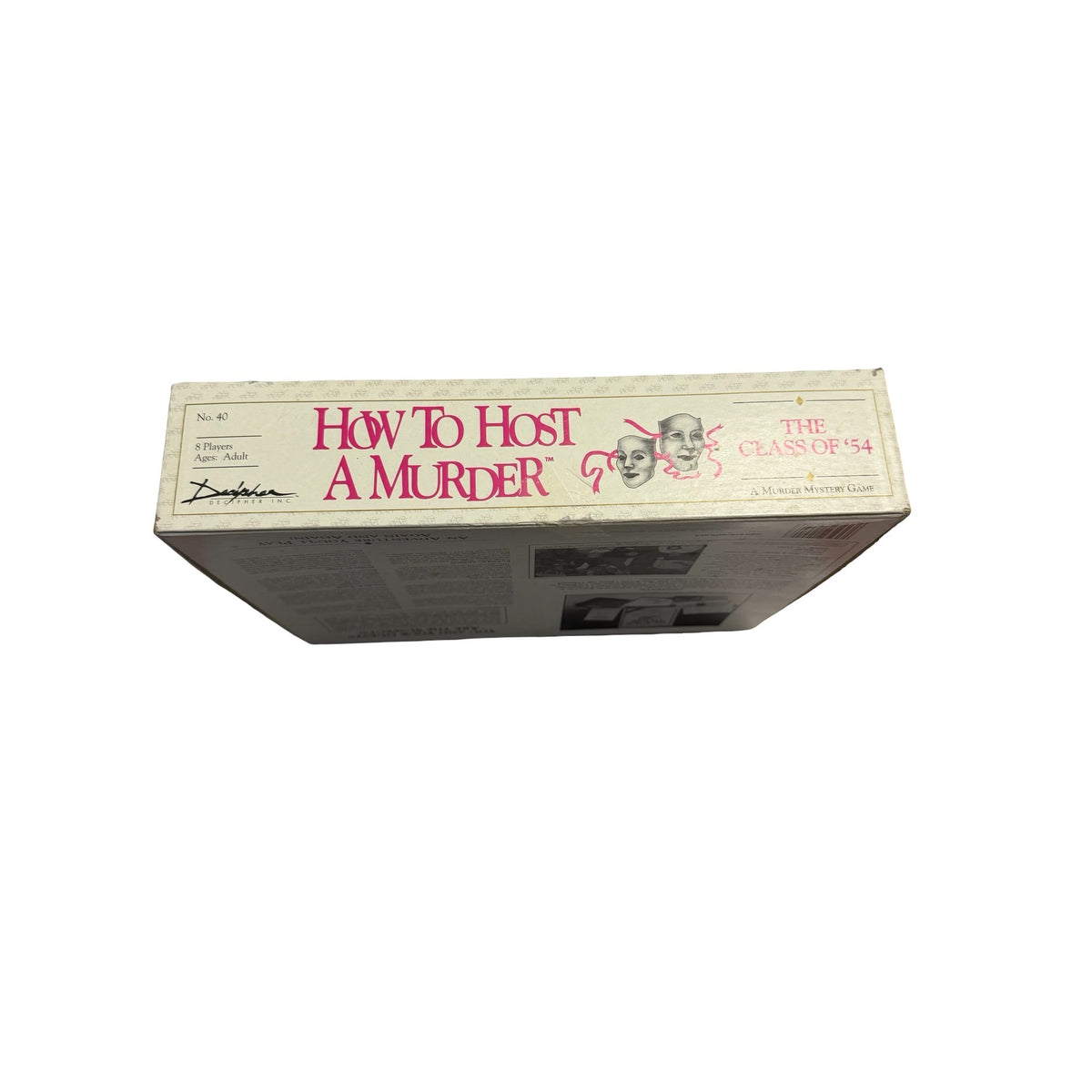 Vintage 1987 How to Host a Murder The Class of '54 Complete Mystery Game Cassette