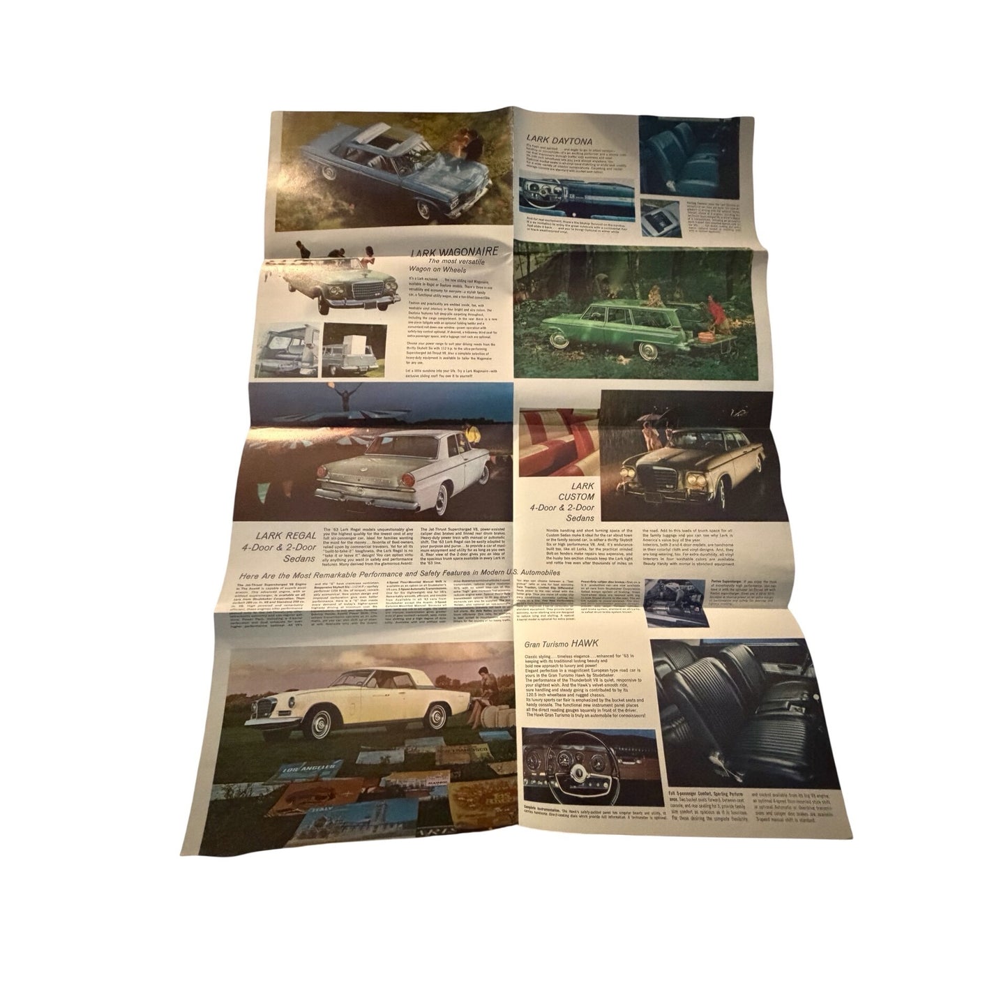 1963 Studebaker Full Line Sales Brochure Avanti Lark Cruiser Hawk Wagonaire Original
