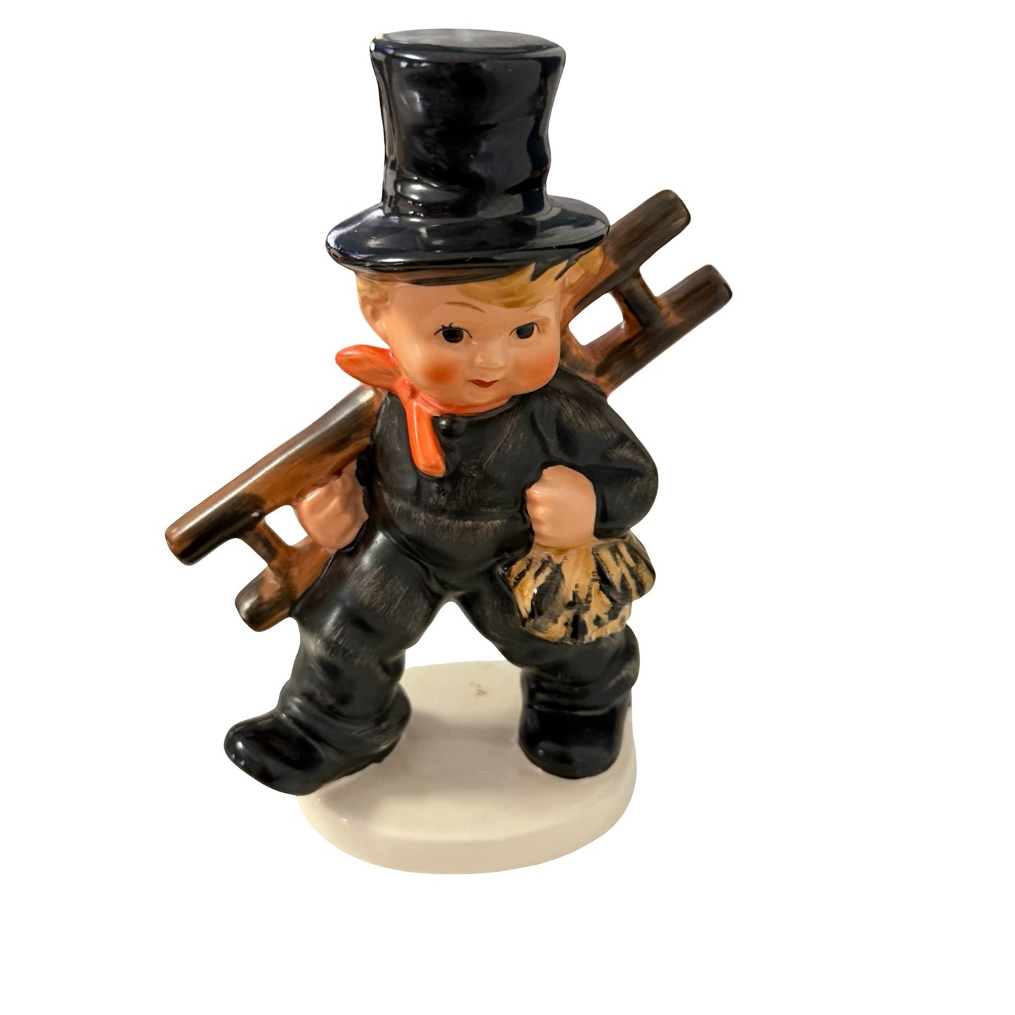 Vintage Goebel Chimney Sweep Figurine West Germany Lucky Sweep Boy Porcelain Figure