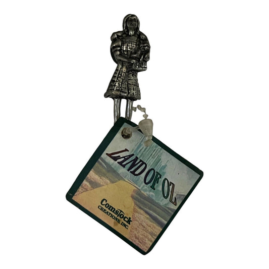 1998 Comstock Pewter Dorothy Magnet – Wizard of Oz Miniature – Original Tag – Vintage Collectible