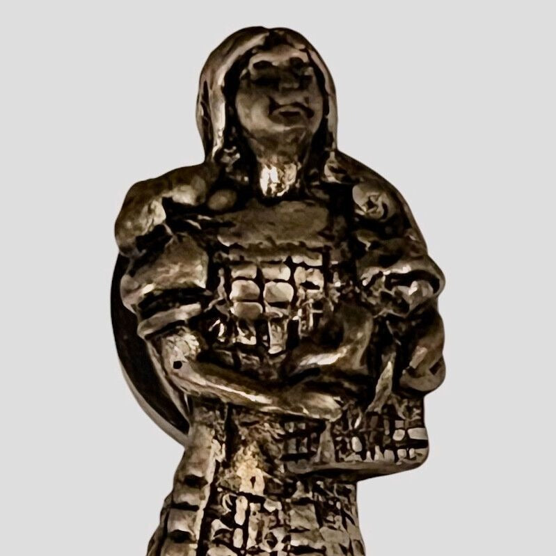 1998 Comstock Pewter Dorothy Magnet – Wizard of Oz Miniature – Original Tag – Vintage Collectible